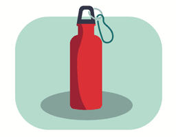 Bring a reusable water bottle